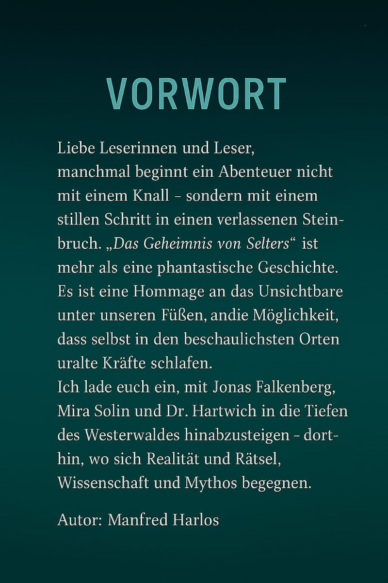 Das Geheimnis von Selters.