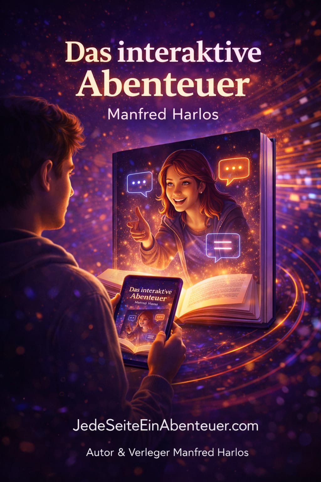 The Future of Stories – An interactive literature project. "Header: Interactive, app-based narrative and reading formats (literature project)"