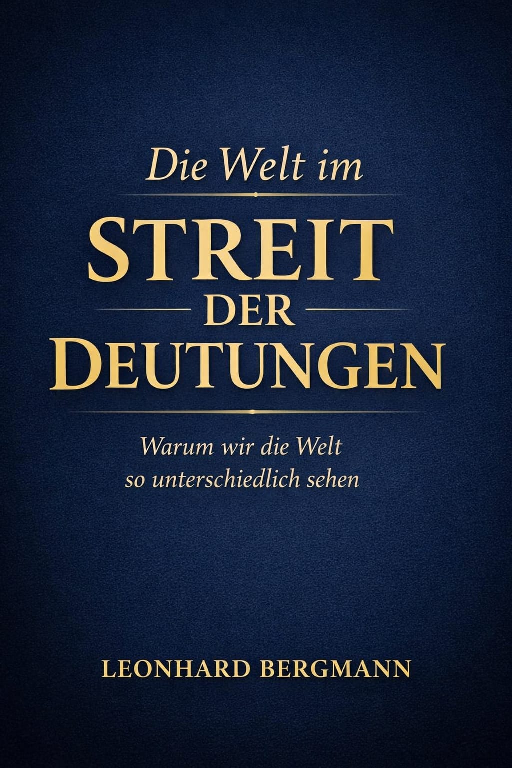 Die Welt im Streit der Deutungen.