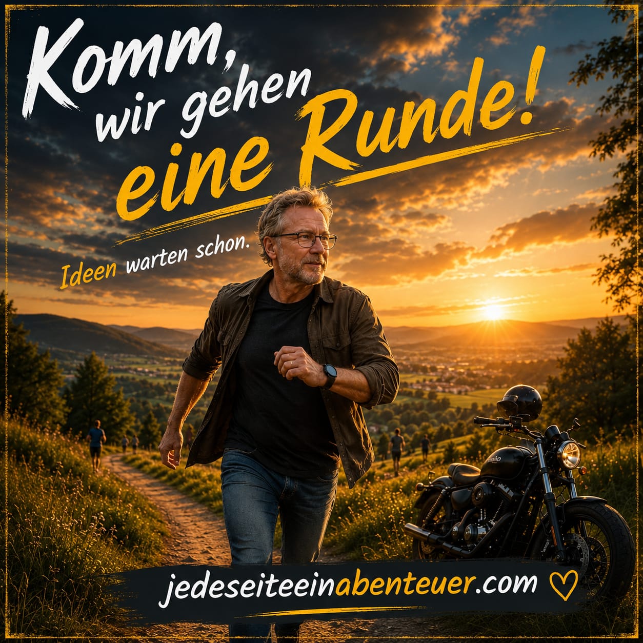 Komm wir gehen eine Runde