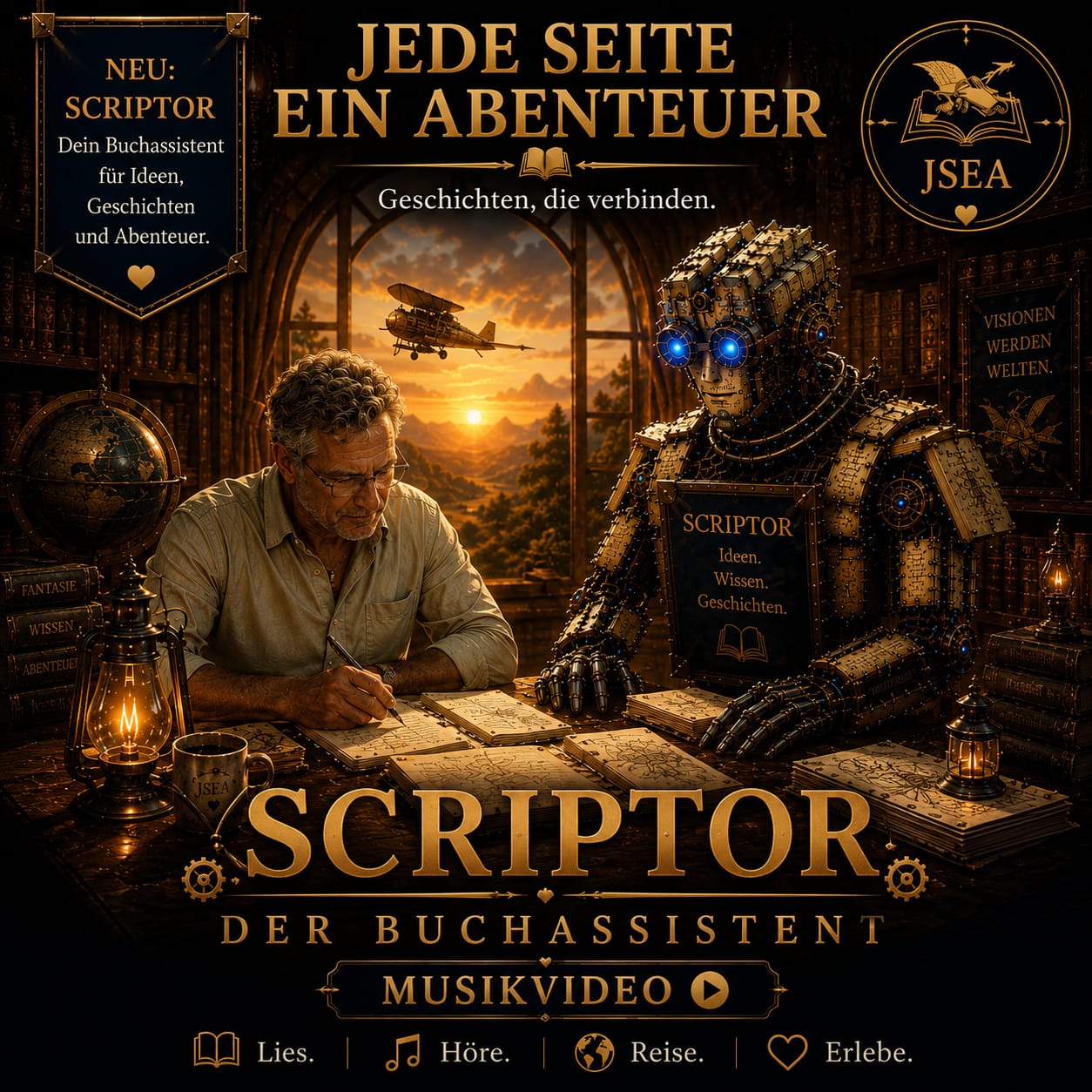 ✨ SCRIPTOR – Der Buchassistent | Offizielles Musikvideo