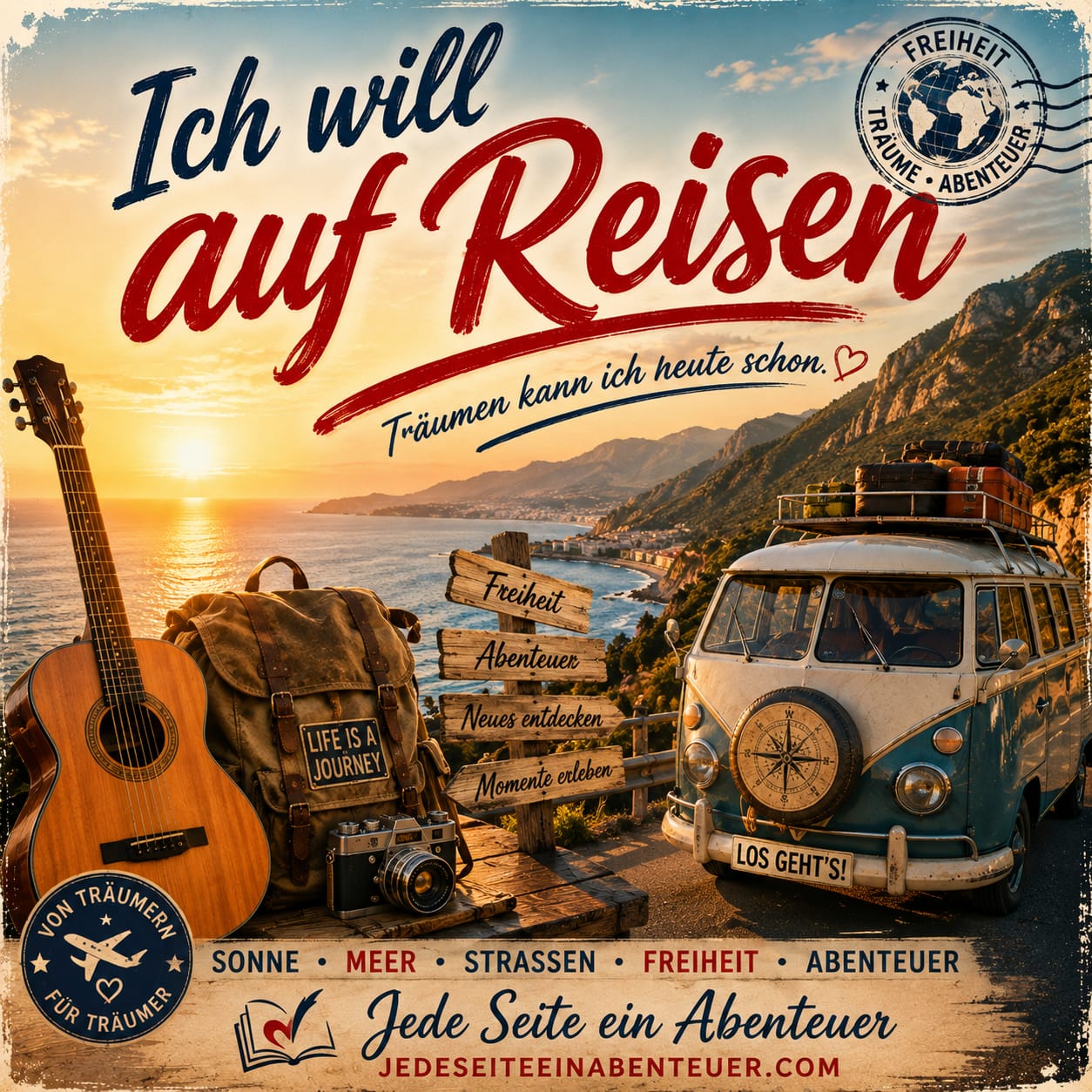 Ich will auf Reisen