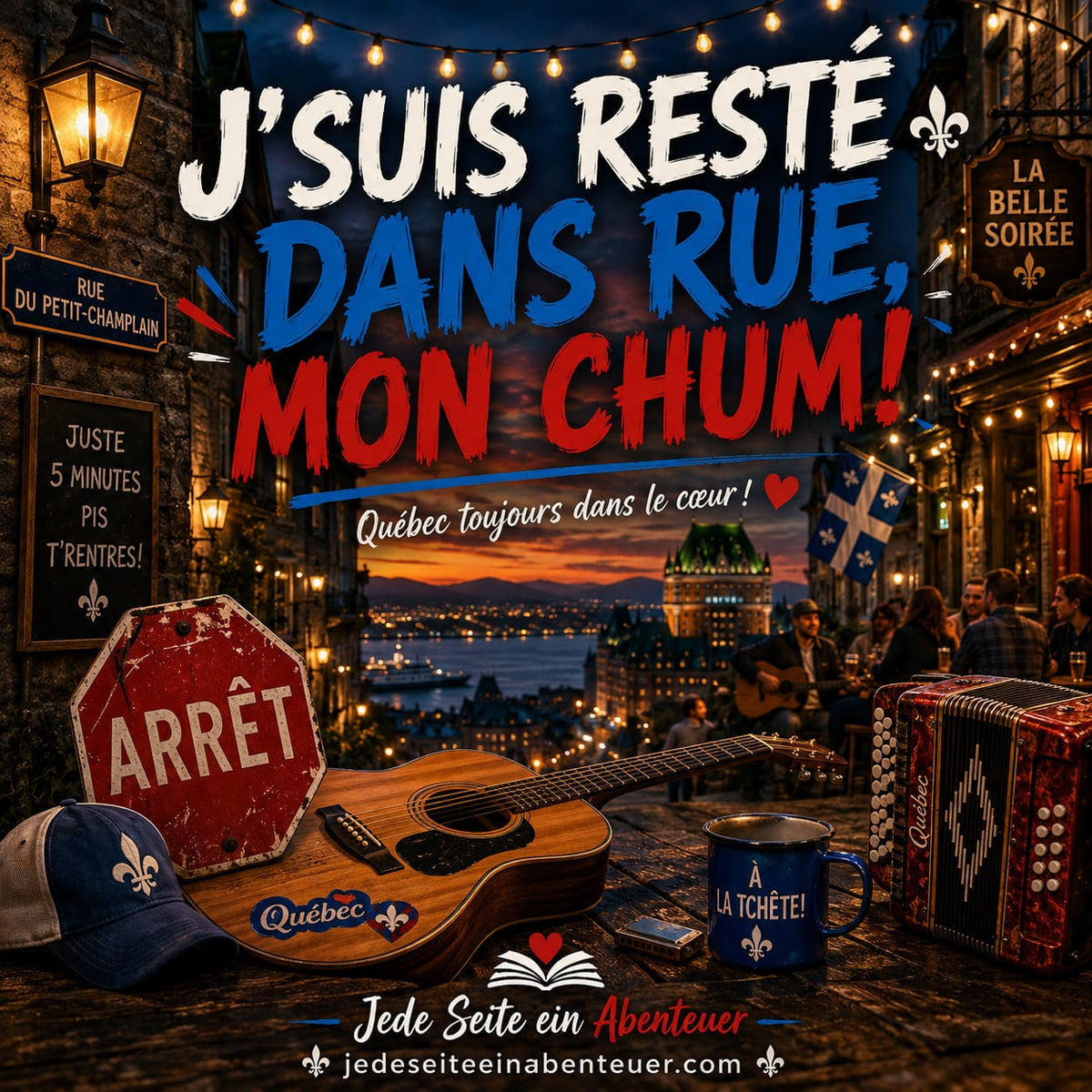 J'suis resté dans rue, mon chum!