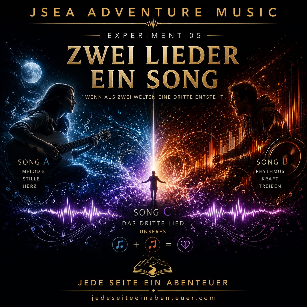 Zwei Lieder – ein Song | JSEA Adventure Music – Experiment 05