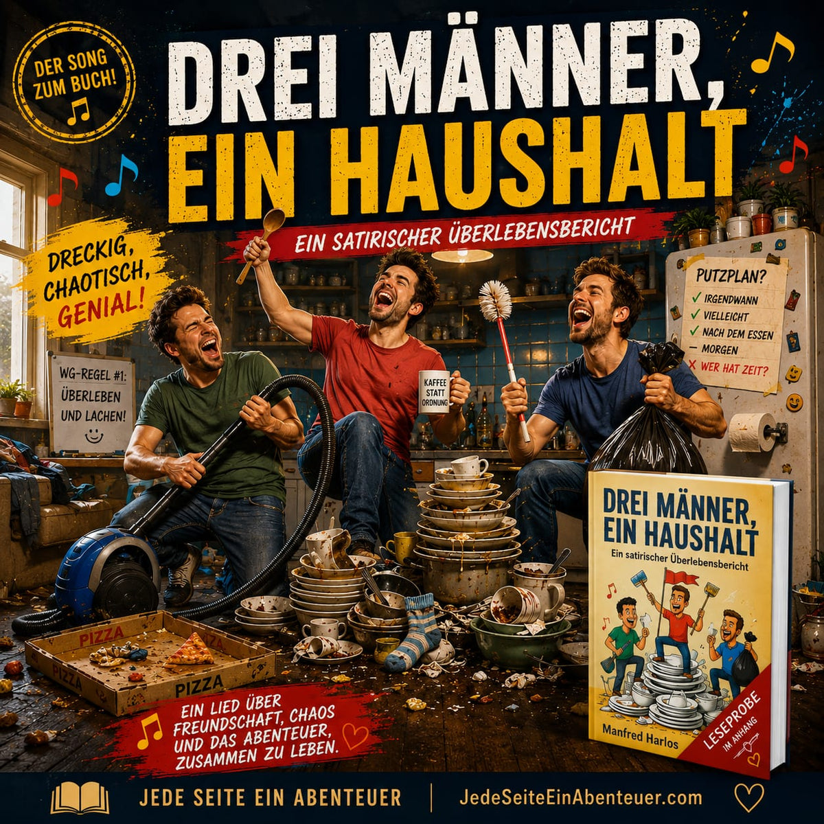 DREI MÄNNER EIN HAUSHALT