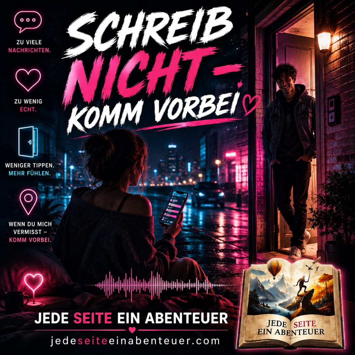 Schreib nicht - Komm vorbei