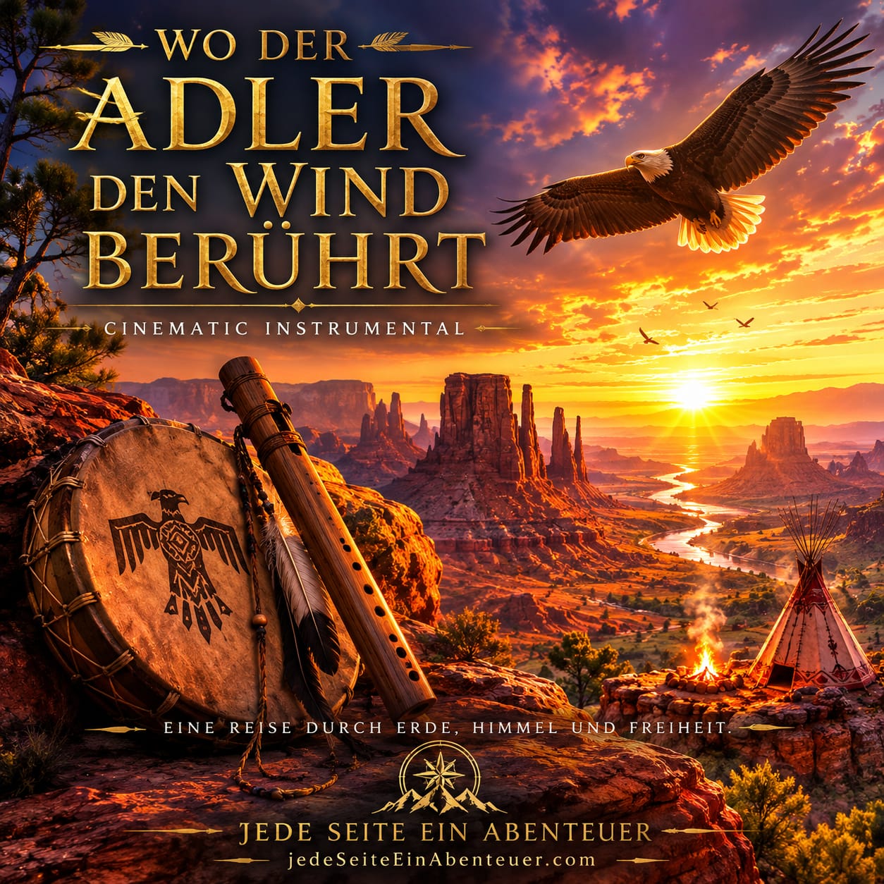 Wo der Adler den Wind berührt