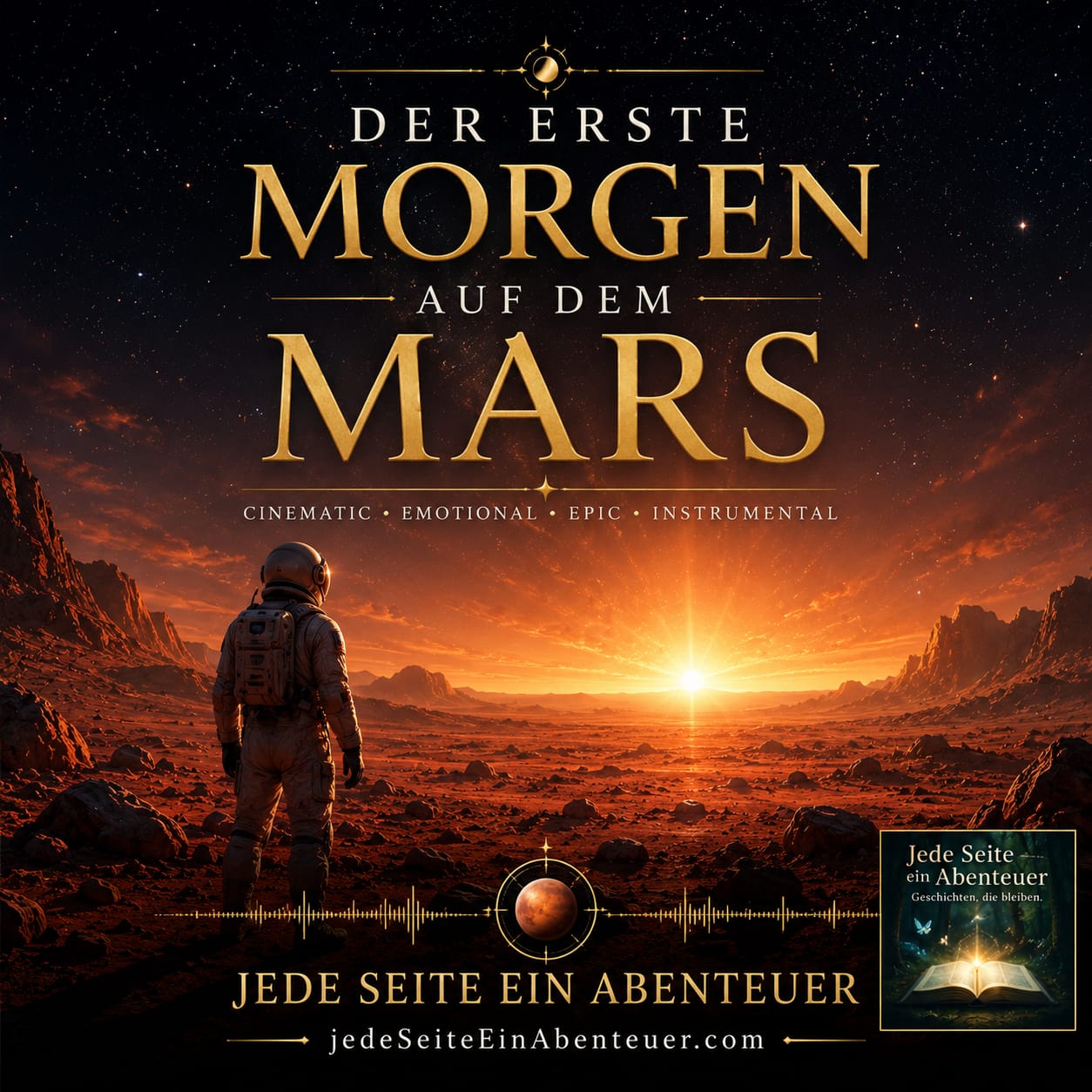 Der erste Morgen auf dem Mars