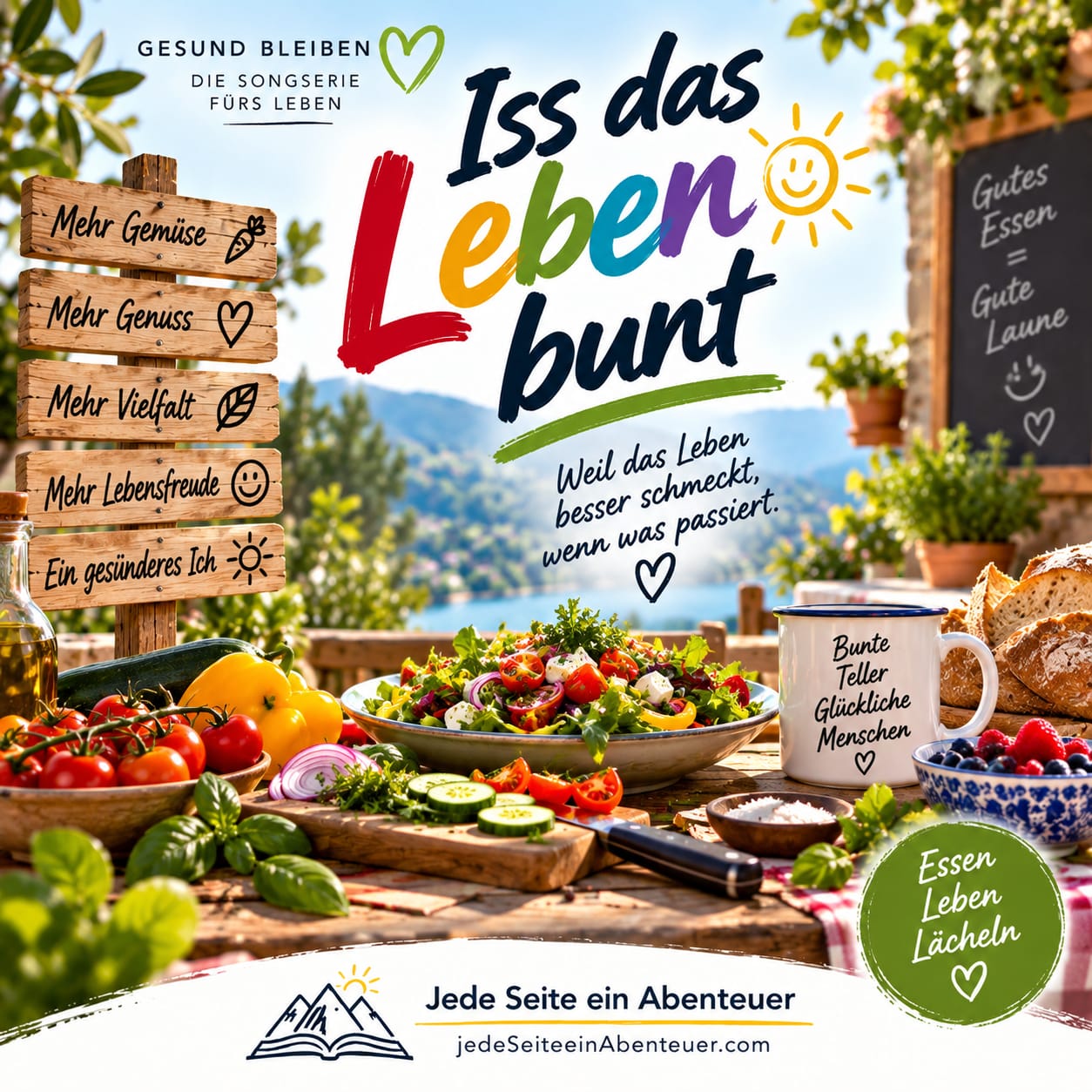 Iss das Leben bunt