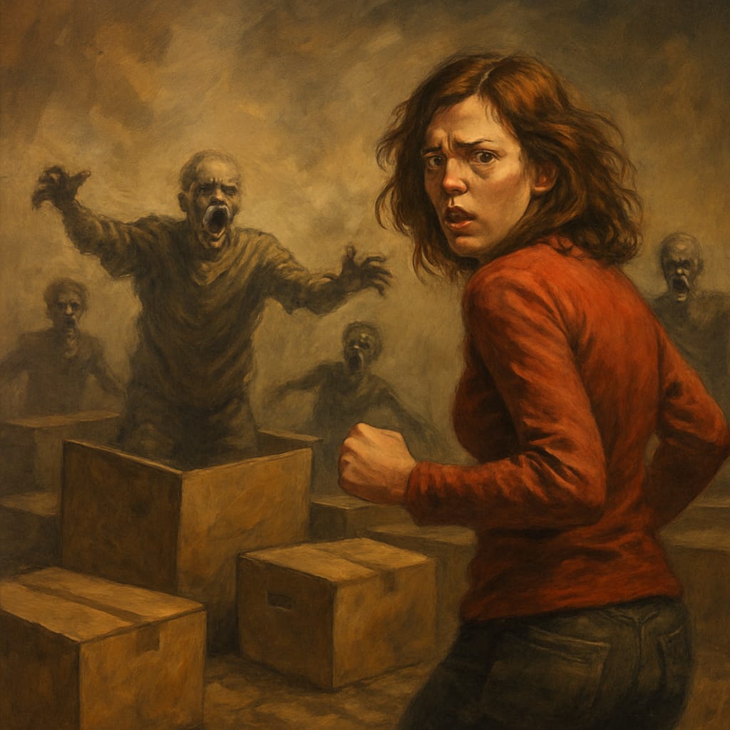 Zombies in Karton - Flucht aus der Vergangenheit