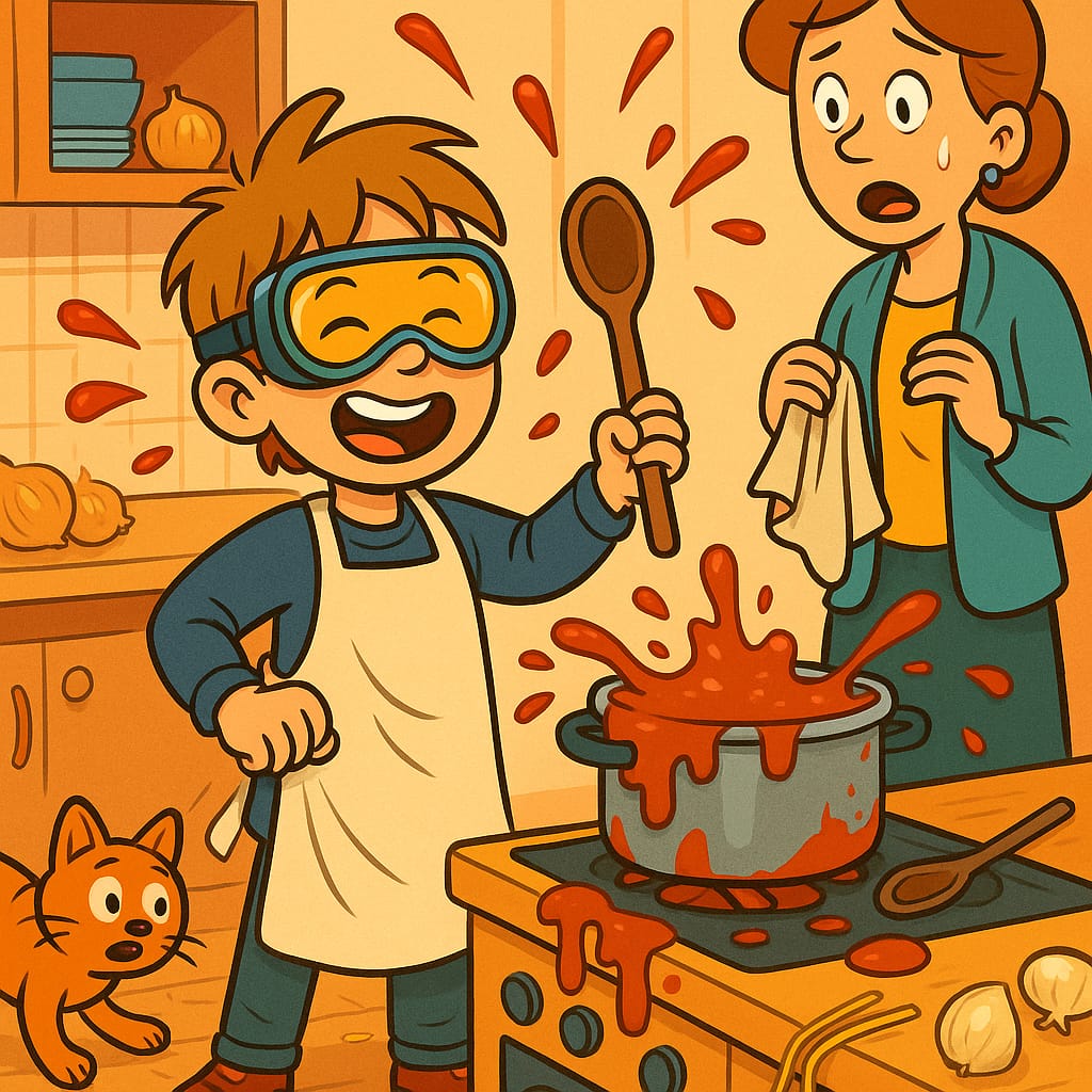 Fynn und das Essen, das alles kann