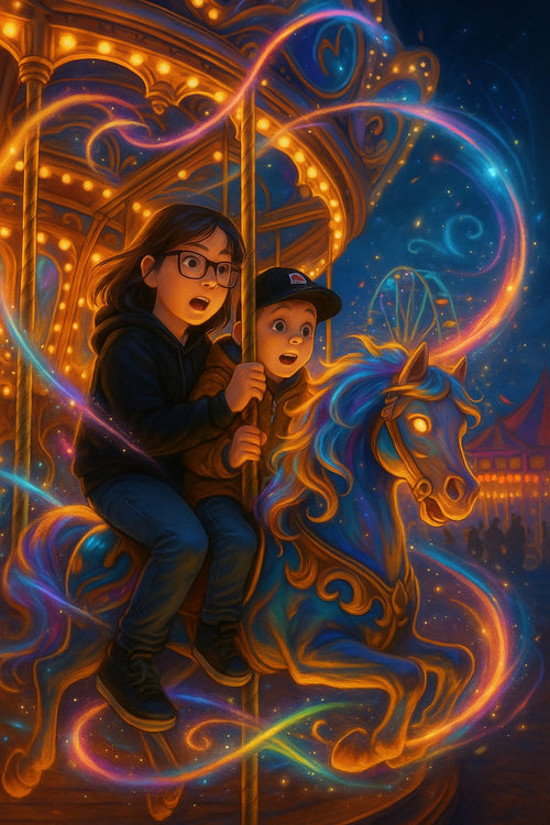 Anna und Ilja und das Zauberkarussell.