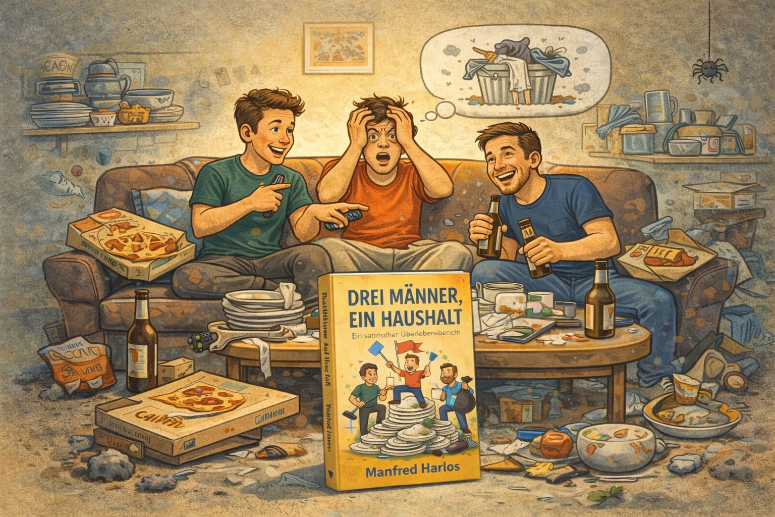 Drei Männer, ein Haushalt