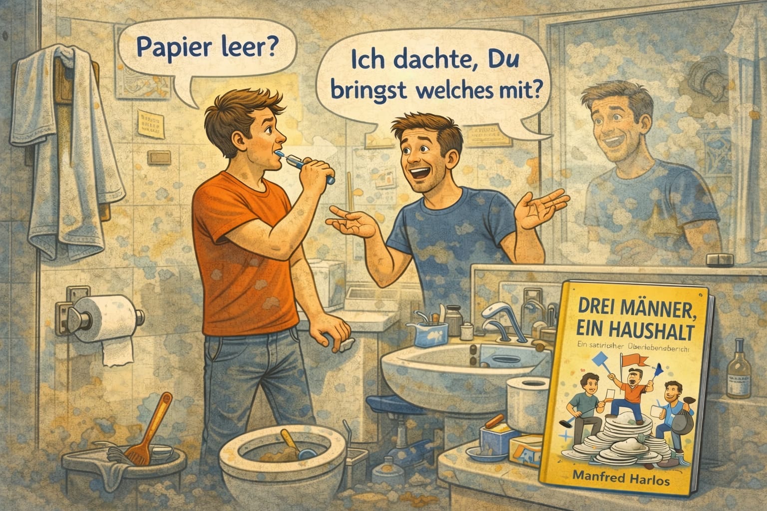 Drei Männer, ein Haushalt