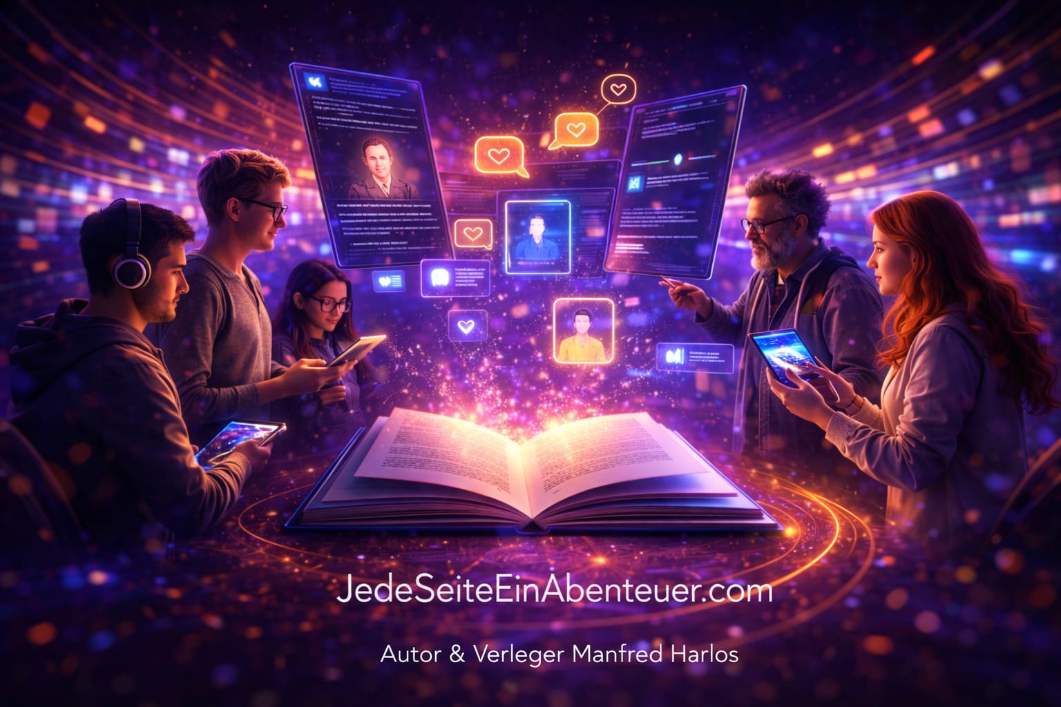 Die Zukunft der Geschichten – Ein interaktives Literaturprojekt.    "Dachbereich: Interaktive, app-basierte Erzähl- und Leseformate (Literaturprojekt)"