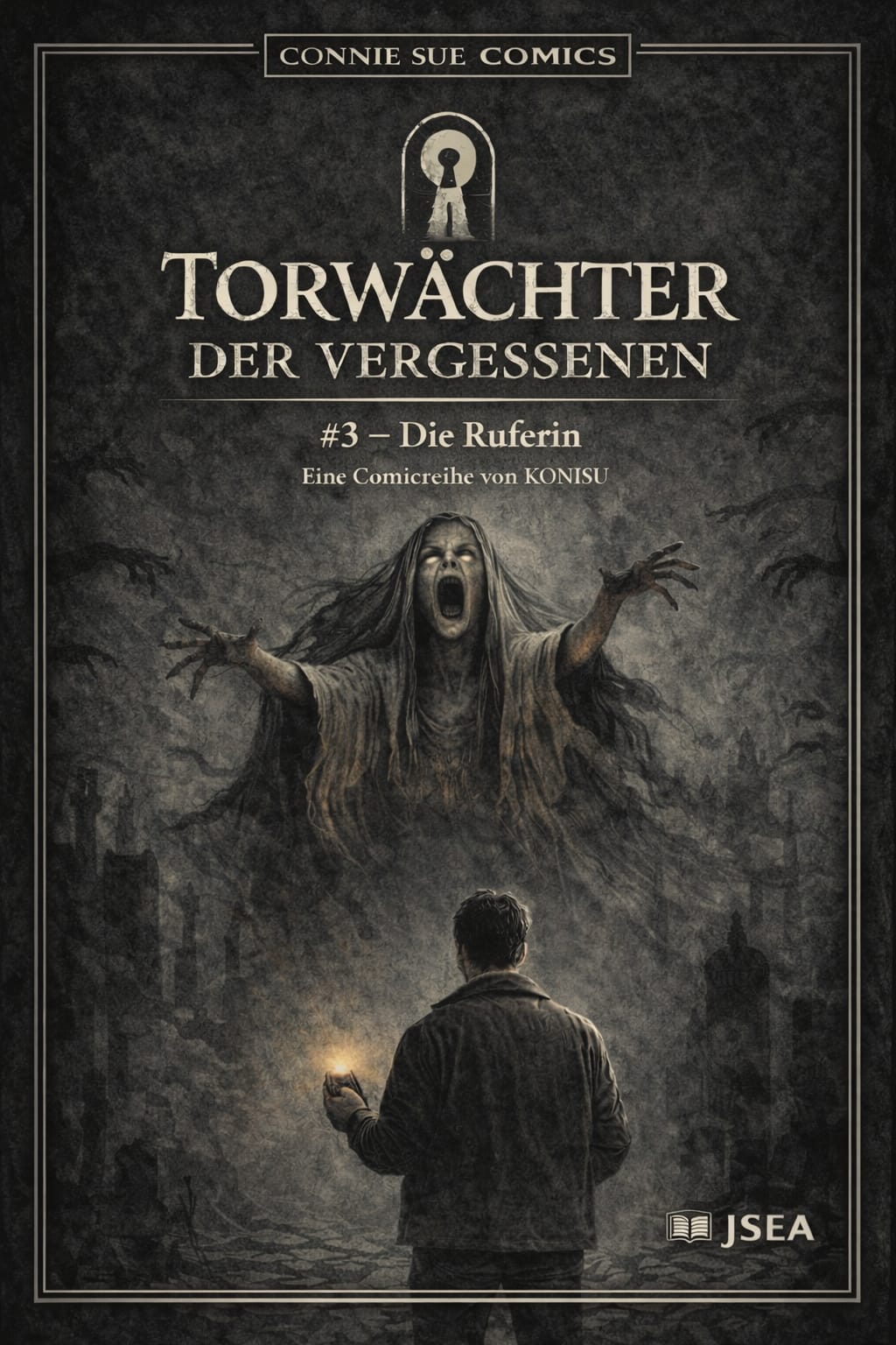 TORWÄCHTER DER VERGESSENEN – Die neue Erwachsenen-Comicreihe von Konisu.     Start 2027