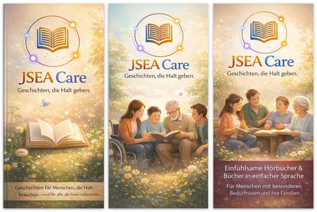 JSEA Care – Stories that provide support. "Umbrella for companionship, care, and development formats within JSEA."