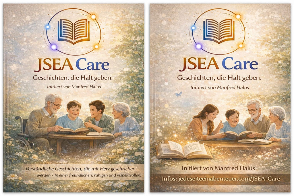 JSEA Care – Stories that provide support. "Umbrella for companionship, care, and development formats within JSEA."