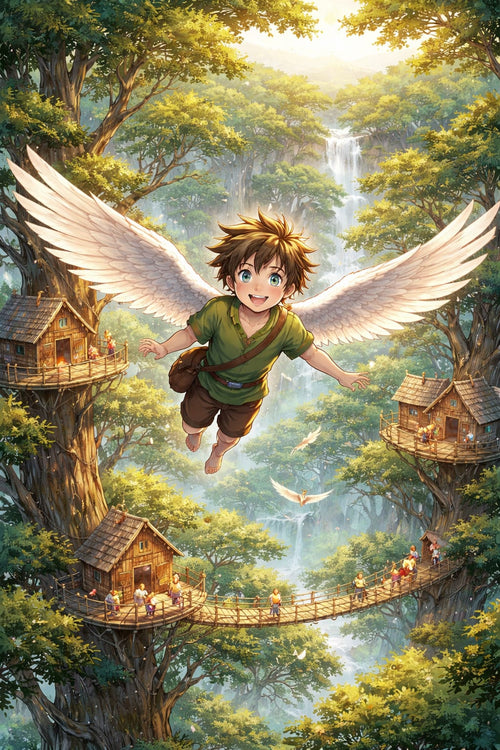 Als die Kinder fliegen lernten.