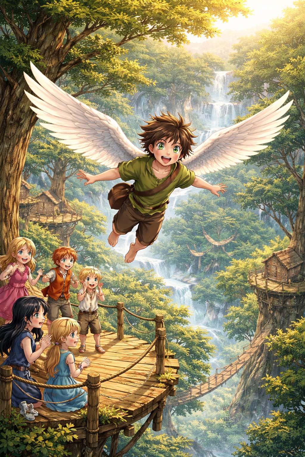 Als die Kinder fliegen lernten.