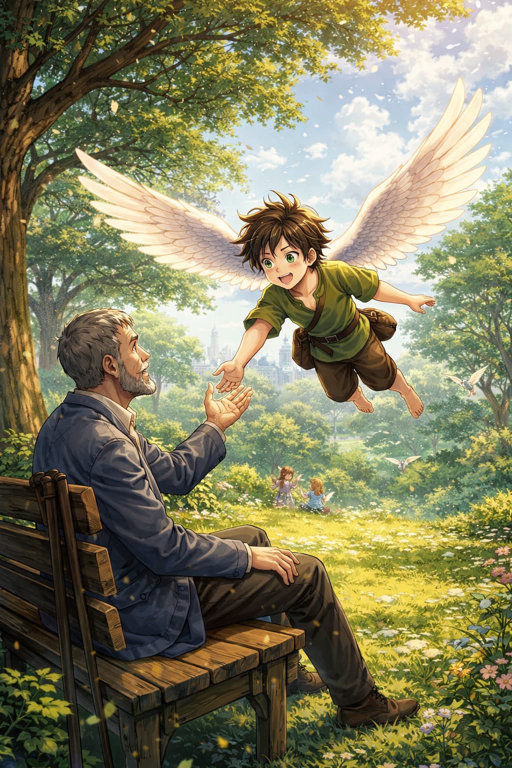 Als die Kinder fliegen lernten.